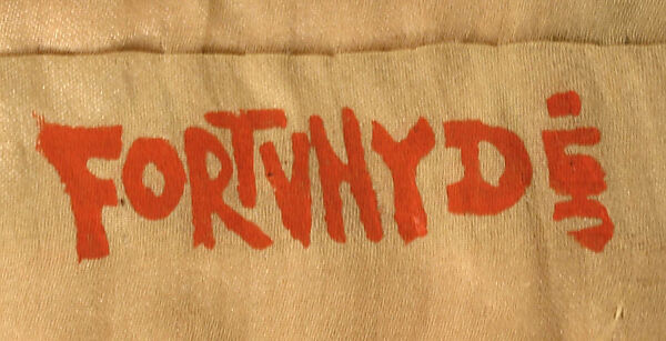 "Delphos", Fortuny (Italian, founded 1906), (a) Silk, glass; (b, c) silk, Italian