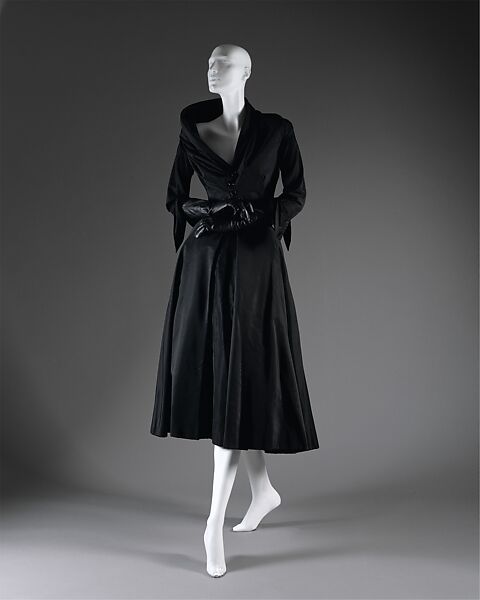 christian dior black dress polka dot mermaid Cut in lightweight wool and silk House of Dior - "Abandon"