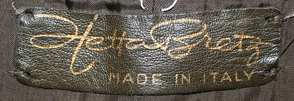 Skirt, Hettabretz (Italian, founded 1960), snakeskin, wool, Italian