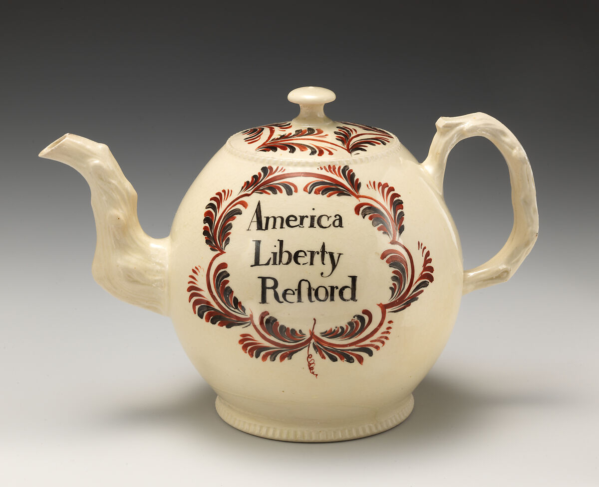 Teapot, Earthenware, British (American market)