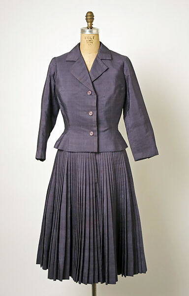 Ensemble, House of Dior (French, founded 1946), silk, French