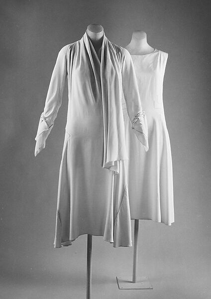 Dress, House of Vionnet (French, active 1912–14; 1918–39), silk, French 