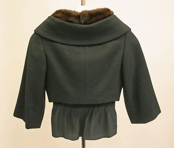 "Ritz", House of Dior (French, founded 1946), (a) wool, silk; (b) wool; (c) wool, fur, French