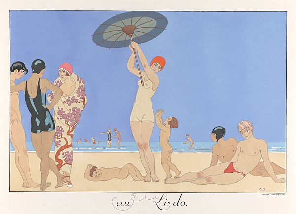 Le bonheur du jour; ou, Les graces a la mode, George Barbier (French, Nantes 1882–1932 Paris), paper, French