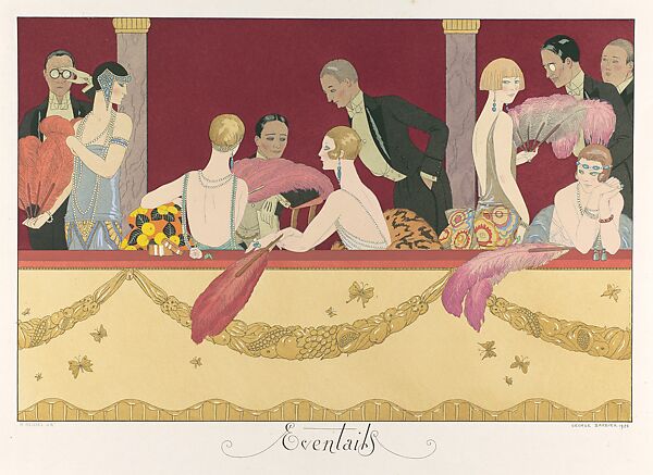 Le bonheur du jour; ou, Les graces a la mode, George Barbier (French, Nantes 1882–1932 Paris), paper, French