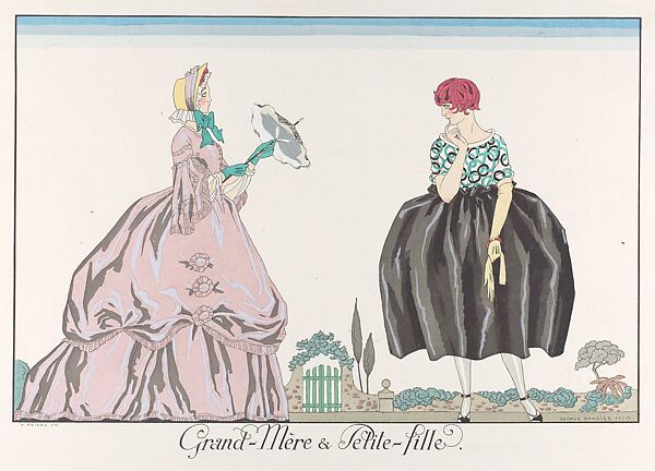 Le bonheur du jour; ou, Les graces a la mode, George Barbier (French, Nantes 1882–1932 Paris), paper, French