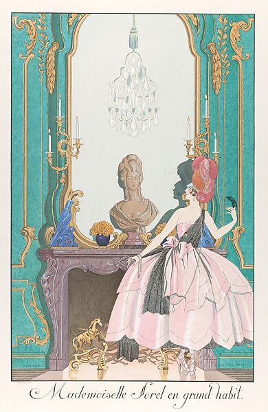 Le bonheur du jour; ou, Les graces a la mode, George Barbier (French, Nantes 1882–1932 Paris), paper, French