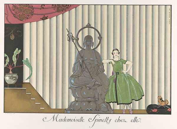 Le bonheur du jour; ou, Les graces a la mode, George Barbier (French, Nantes 1882–1932 Paris), paper, French