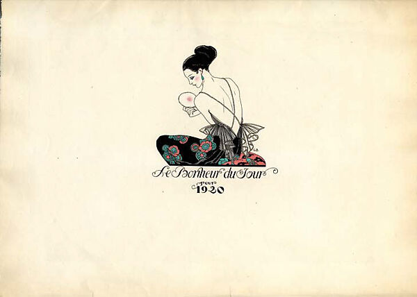 Le bonheur du jour; ou, Les graces a la mode, George Barbier (French, Nantes 1882–1932 Paris), paper, French