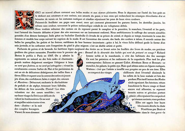 Le bonheur du jour; ou, Les graces a la mode, George Barbier (French, Nantes 1882–1932 Paris), paper, French