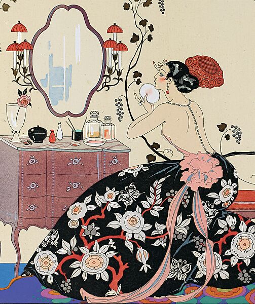 Le bonheur du jour; ou, Les graces a la mode, George Barbier (French, Nantes 1882–1932 Paris), paper, French