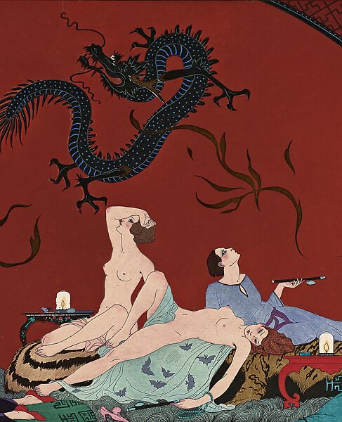 Le bonheur du jour; ou, Les graces a la mode, George Barbier (French, Nantes 1882–1932 Paris), paper, French