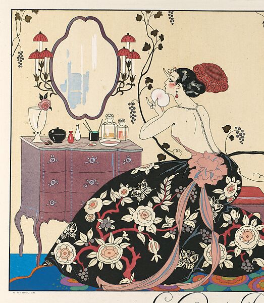 Le bonheur du jour; ou, Les graces a la mode, George Barbier (French, Nantes 1882–1932 Paris), paper, French