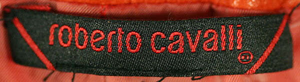 Ensemble, Roberto Cavalli (Italian, 1940–2024), (a) silk; (b) leather, snakeskin, Italian