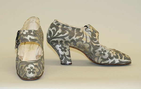 Shoes, Spier&#39;s National Schuh, silk, German 