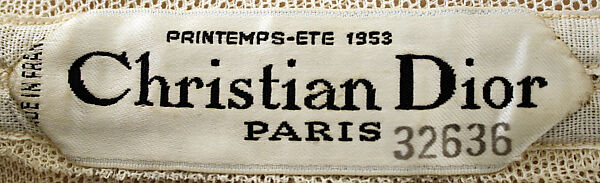 "Caracas", House of Dior (French, founded 1946), silk, French