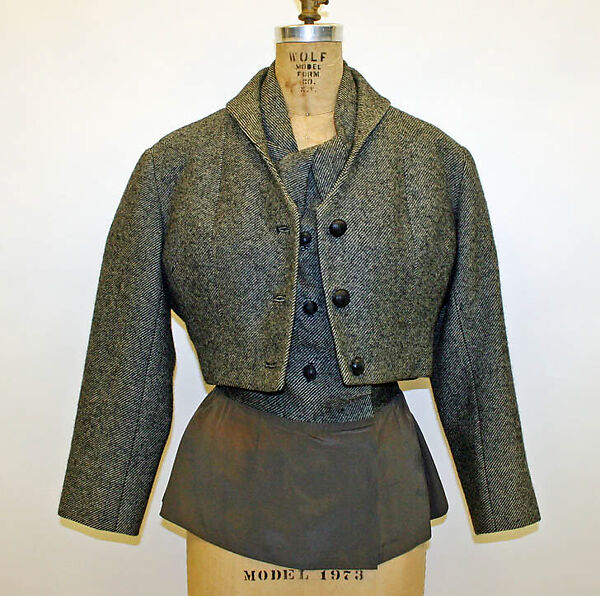 "Virevolte", House of Dior (French, founded 1946), wool
leather, French