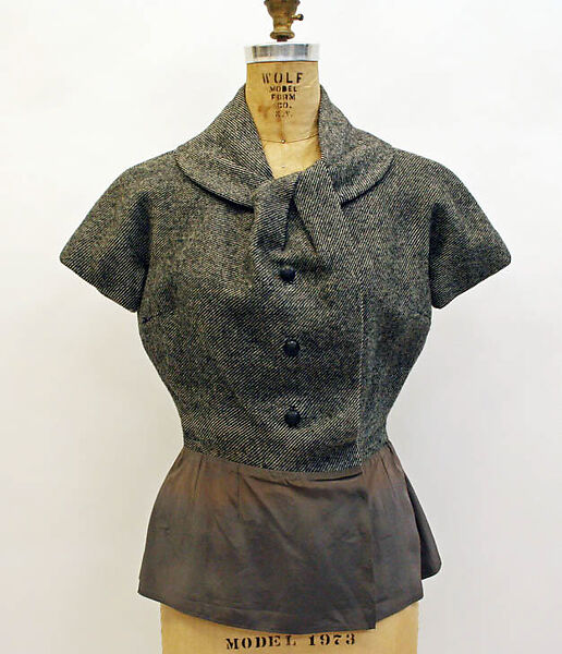 "Virevolte", House of Dior (French, founded 1946), wool
leather, French