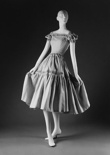 Dress, House of Dior (French, founded 1946), cotton, French 