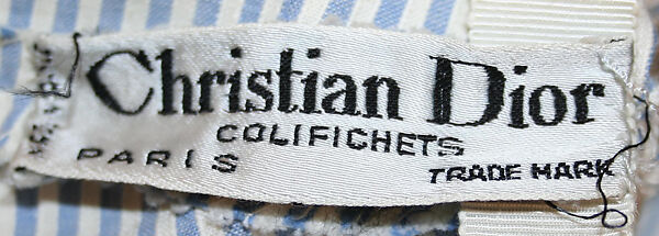 Dress, House of Dior (French, founded 1946), cotton, French