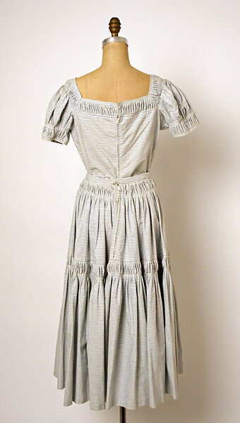 Dress, House of Dior (French, founded 1946), cotton, French