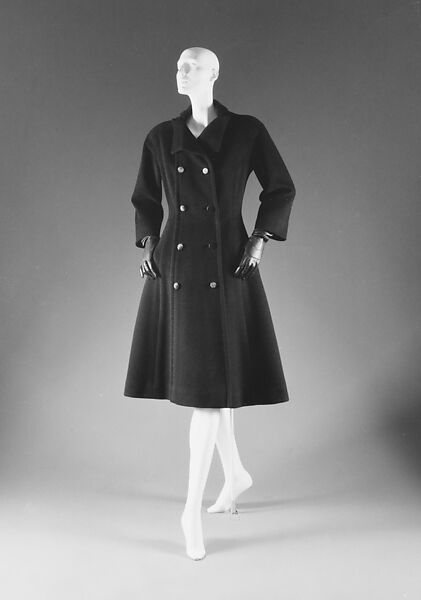 Coat, House of Dior (French, founded 1947), wool, French 