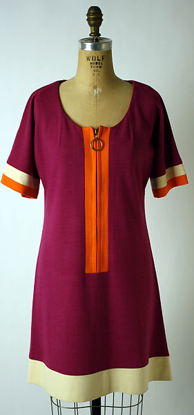 Dress, Mary Quant (British, London 1936–2023 Surrey), wool, British