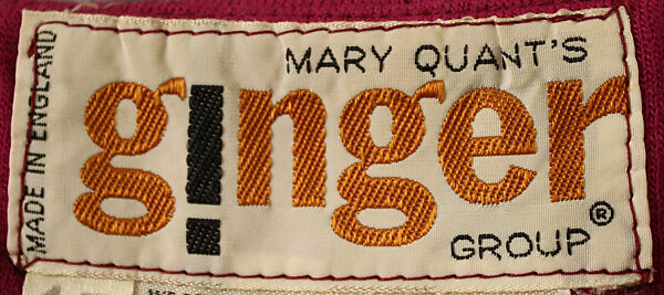 Dress, Mary Quant (British, London 1936–2023 Surrey), wool, British