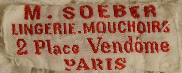 Dress, cotton, American