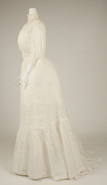 Dress, cotton, American