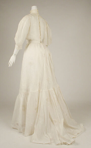 Dress, cotton, American