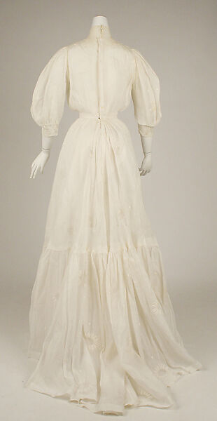 Dress, cotton, American
