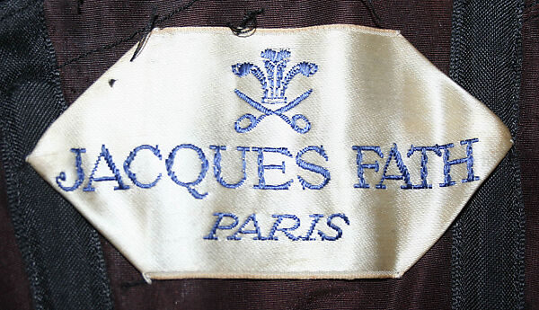 Ball gown, House of Jacques Fath (French, founded 1937), silk, glass, metal, plastic, rhinestones, mink, French