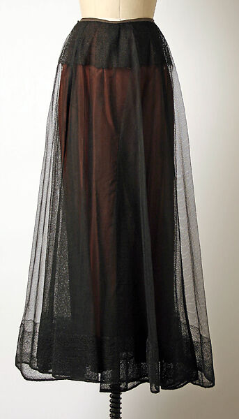 Ball gown, House of Jacques Fath (French, founded 1937), silk, glass, metal, plastic, rhinestones, mink, French