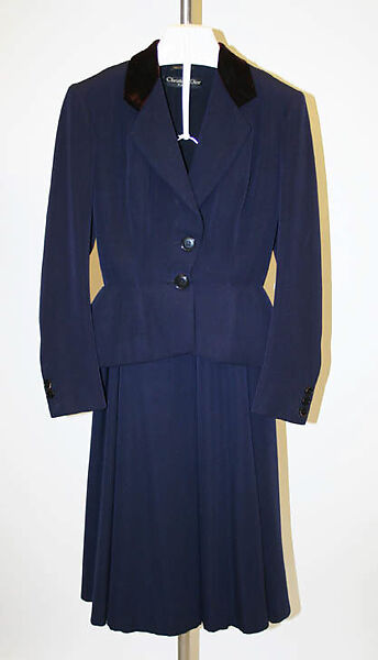 Suit, House of Dior (French, founded 1946), wool, silk, French