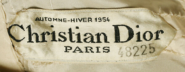 "Compiègne", House of Dior (French, founded 1946), silk, French