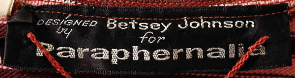 Dress, Paraphernalia (American, 1965–late 1970s), (a, b) silk, American