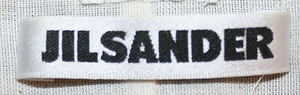 Suit, Jil Sander (Italian, founded Germany, 1968), (a, b) wool, cotton, German