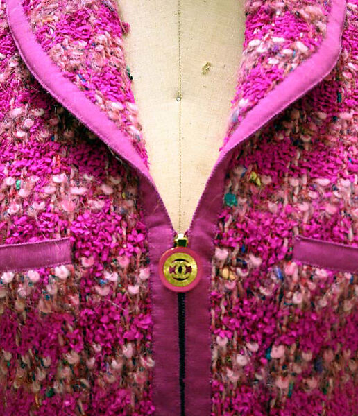 Suit, House of Chanel (French, founded 1910), (a) wool; (b) cotton, synthetic fiber, French