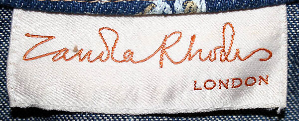 Suit, Zandra Rhodes (British, founded 1969), (a, b) cotton, metal, British