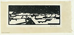 Dublin Under Snow, Robert John Gibbings  British, Wood engraving