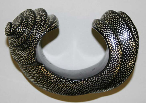 Bracelet, Patricia von Musulin (American, born 1947), ebony, sterling silver, American
