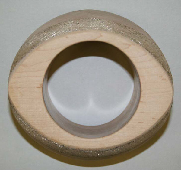 Bracelet, Patricia von Musulin (American, born 1947), Birdseye maple, sterling silver, American