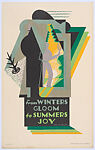 From Winters Gloom to Summers Joy, Edward McKnight Kauffer  American, Lithograph