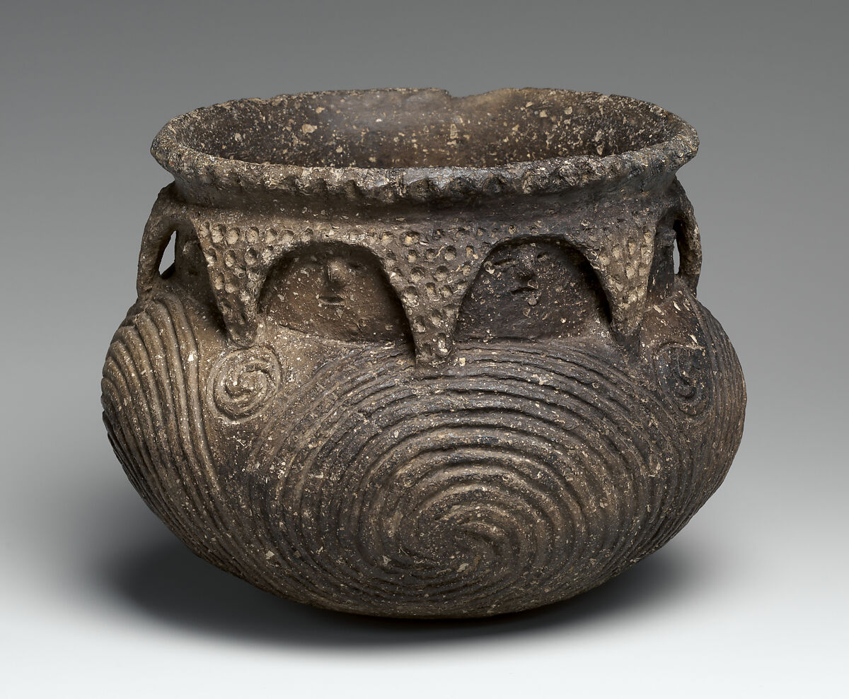 Incised Vessel, Clay, Mississippian (Ancestral Quapaw) 