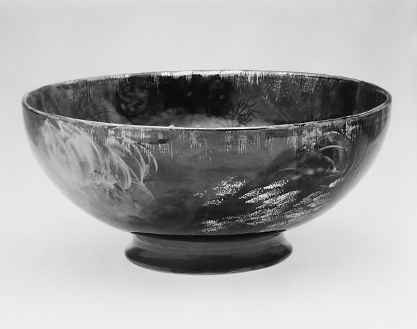 Bowl, Albert R. Valentien (American, Cincinnati, Ohio 1862–1925 San Diego, California), Earthenware, American