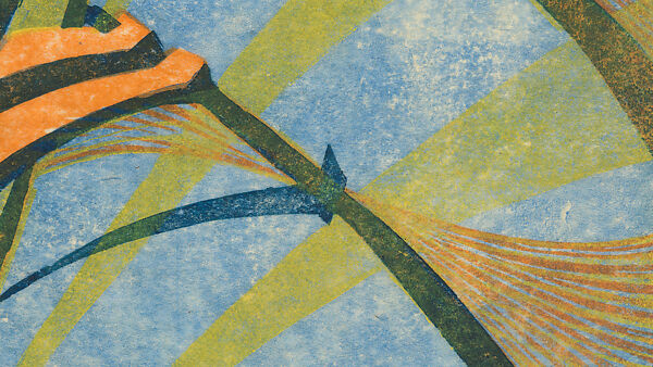 The Eight, Cyril E. Power (British, London 1872–1951 London), Color linocut on Japanese paper