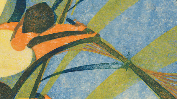 The Eight, Cyril E. Power (British, London 1872–1951 London), Color linocut on Japanese paper