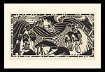 Tour de Suisse, Lill Tschudi (Swiss, Schwanden 1911–2004 Schwanden), Linocut on Japanese paper