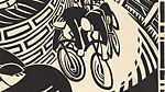 Tour de Suisse, Lill Tschudi (Swiss, Schwanden 1911–2004 Schwanden), Linocut on Japanese paper